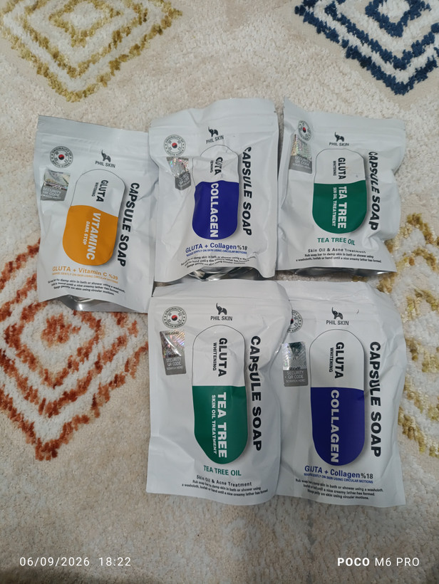 صابون کپسولی کره ای گلوتاتیون