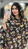 چادر طرح گل بسیار رنگبندی زیبا و جذاب